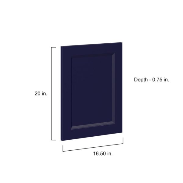 Camellia Painted Midnight Blue Recessed 16.5 x 20 x 0.75 in. Door