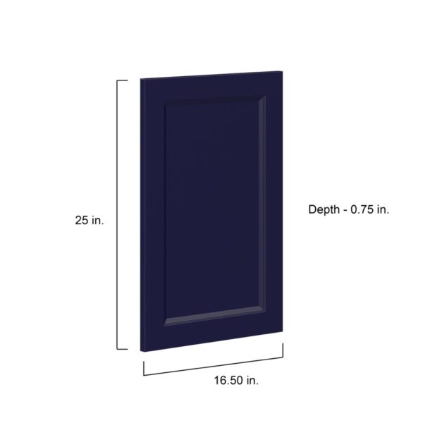 Camellia Painted Midnight Blue Recessed 16.5 x 25 x 0.75 in. Door