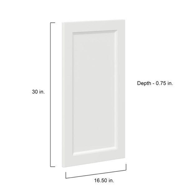 Magnolia Painted Bright White Recessed 16.5 x 30 x 0.75 in. Door