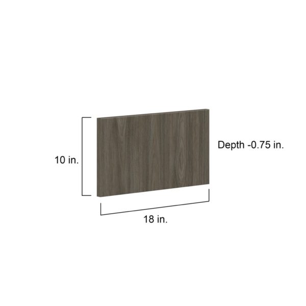 Cordyline Textured Slab Walnut 18 x 10 x 0.75 in. Door