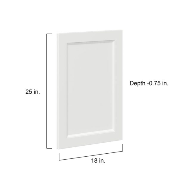 Magnolia Painted Bright White Recessed 18 x 25 x 0.75 in. Door