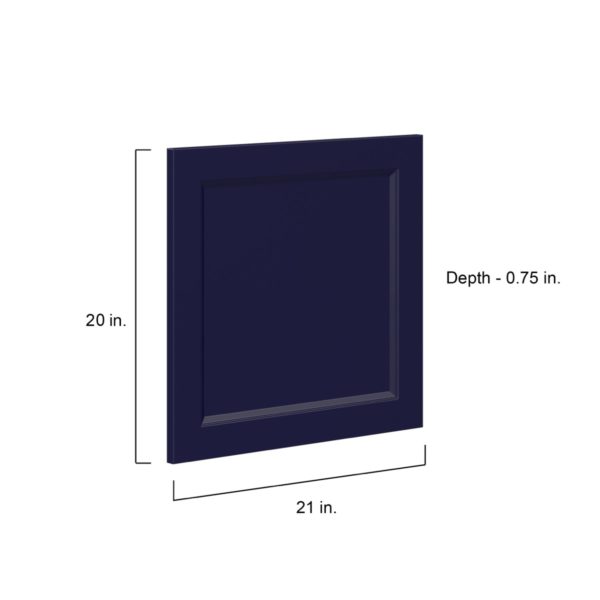 Camellia Painted Midnight Blue Recessed  21 x 20 x 0.75 in. Door