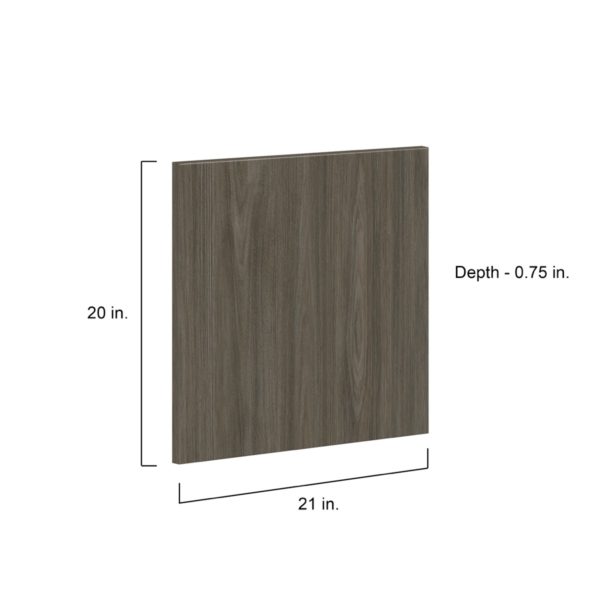 Cordyline Textured Slab Walnut  21 x 20 x 0.75 in. Door