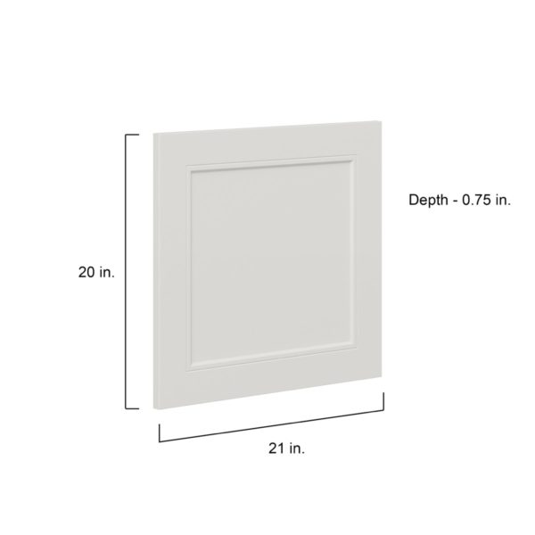 Wisteria Painted Light Gray Recessed  21 x 20 x 0.75 in. Door