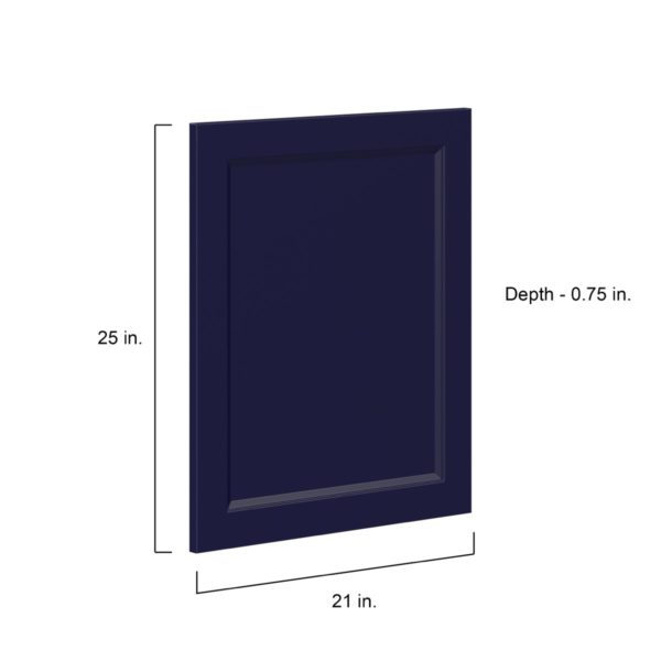 Camellia Painted Midnight Blue Recessed 21 x 25 x 0.75 in. Door