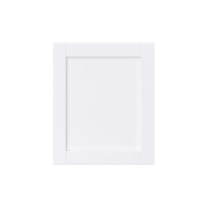 Dahlia Bright White  Shaker 21 x 25 x 0.75 in. Door