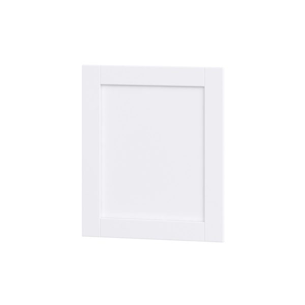 Dahlia Bright White  Shaker 21 x 25 x 0.75 in. Door