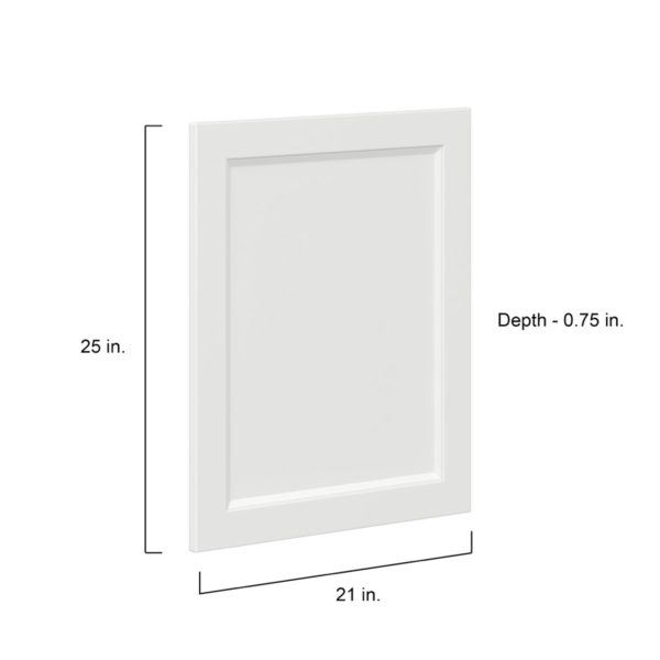 Magnolia Painted Bright White Recessed 21 x 25 x 0.75 in. Door