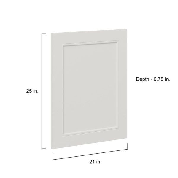 Wisteria Painted Light Gray Recessed 21 x 25 x 0.75 in. Door