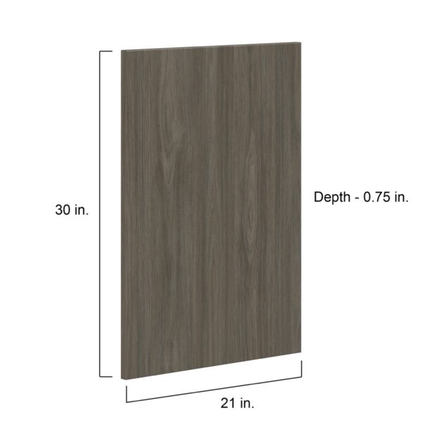 Cordyline Textured Slab Walnut 21 x 30 x 0.75 in. Door