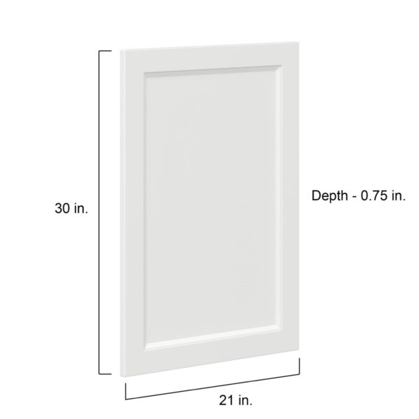 Magnolia Painted Bright White Recessed 21 x 30 x 0.75 in. Door