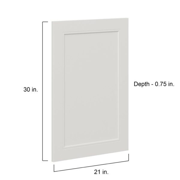 Wisteria Painted Light Gray Recessed 21 x 30 x 0.75 in. Door