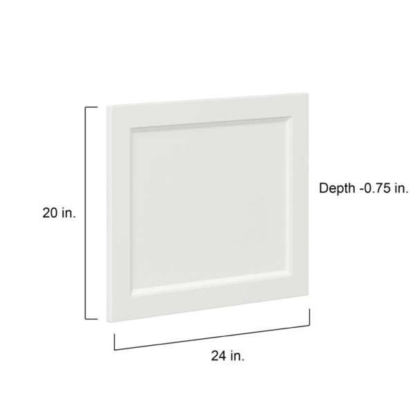 Magnolia Painted Bright White Recessed 24 x 20 x 0.75 in. Door