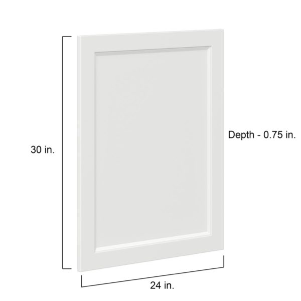 Magnolia Painted Bright White Recessed 24 x 30 x 0.75 in. Door