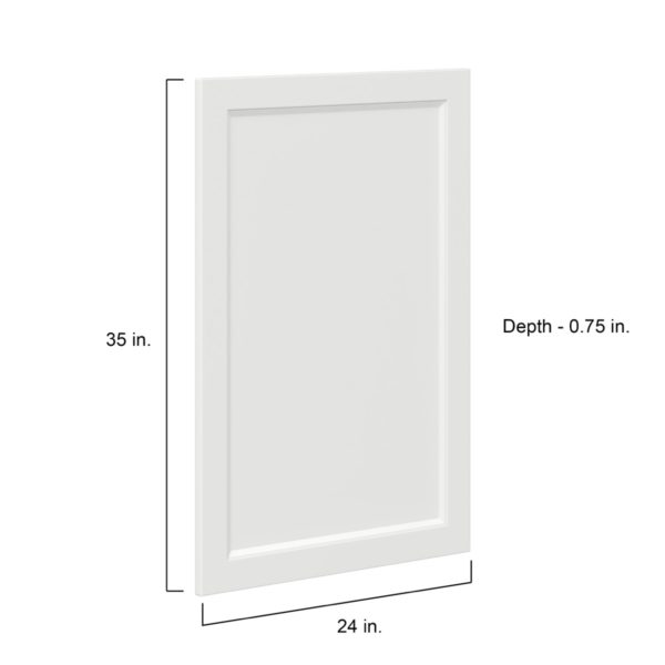 Magnolia Painted Bright White Recessed 24 x 35 x 0.75 in. Door