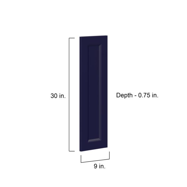 Camellia Painted Midnight Blue Recessed 9 x 30 x 0.75 in. Door