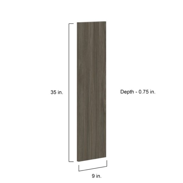 Cordyline Textured Slab Walnut 9 x 35 x 0.75 in. Door