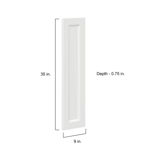 Magnolia Painted Bright White Recessed 9 x 35 x 0.75 in. Door