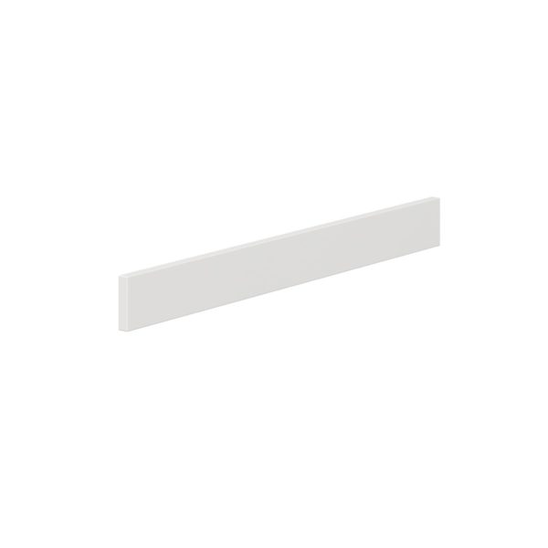 3 in. W x 30 in. H x 0.63 in. D  Magnolia Painted Bright White Cabinet Filler Strip