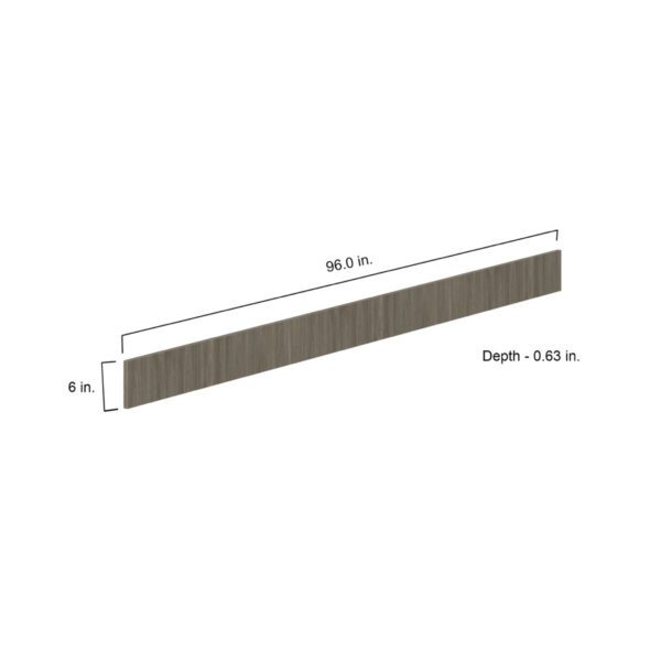 6 in. W X 96 in. H X 0.75 in. D Cordyline Texmel Slab Walnut SlabFiller Strip