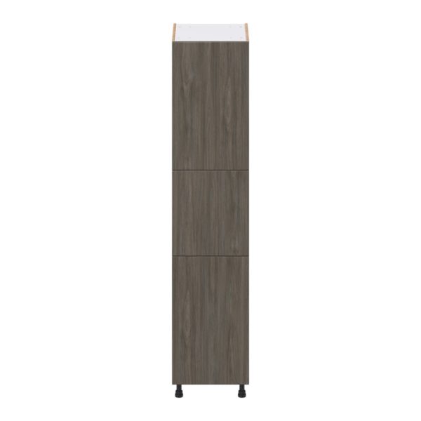 Cordyline Textured Slab Walnut Assembled Pantry Cabinet with 2 Doors and 4 Inner Drawers (18 in. W X 84.5 in. H X 24 in. D)