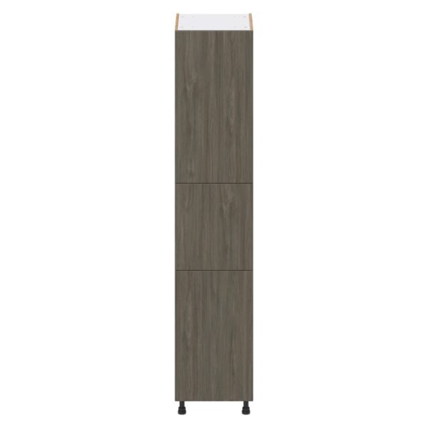 Cordyline Textured Slab Walnut Assembled Pantry  Cabinet with 5 Shelves (18 in. W x 89.5 in. H x 24 in. D)