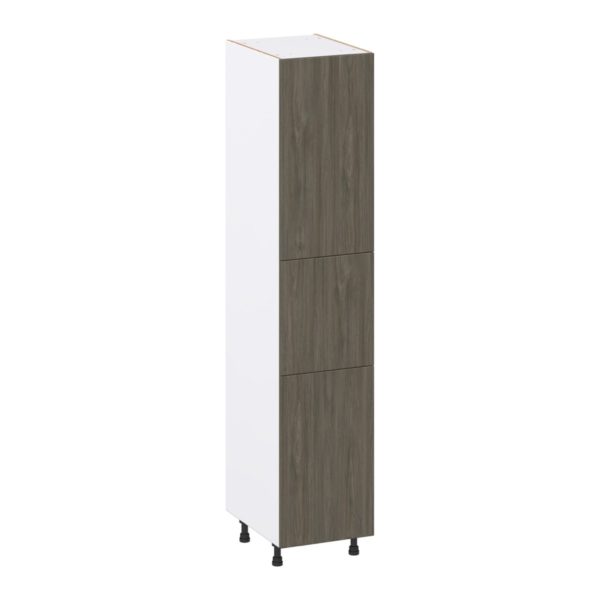 Cordyline Textured Slab Walnut Assembled Pantry  Cabinet with 5 Shelves (18 in. W x 89.5 in. H x 24 in. D)