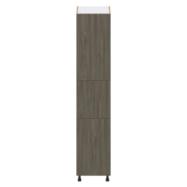 Cordyline Textured Slab Walnut Assembled Pantry Cabinet with 2 Doors and 3 Inner Drawers (18 in. W X 89.5 in. H X 24 in. D)