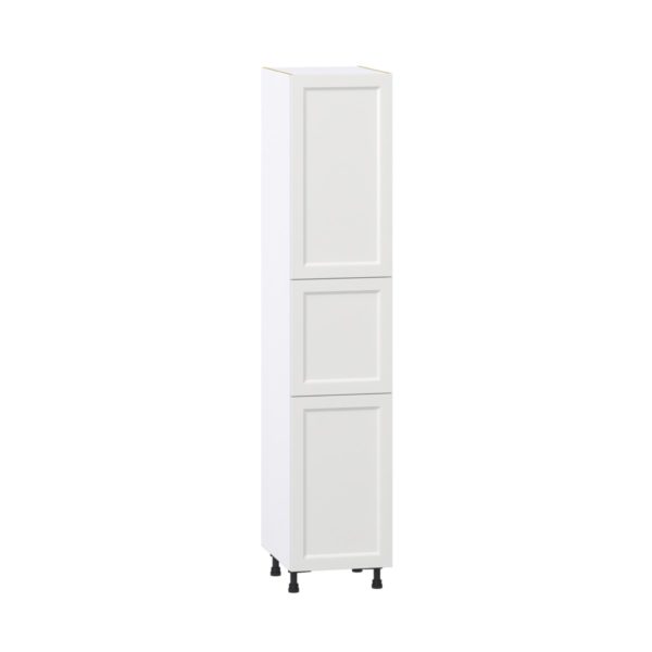 Magnolia Painted Bright White Recessed Assembled Pantry  Cabinet with 5 Shelves (18 in. W x 89.5 in. H x 24 in. D)