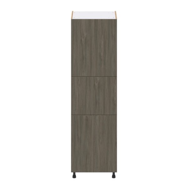 Cordyline Textured Slab Walnut Assembled Pantry  Cabinet with 4 Shelves (24 in. W x 84.5 in. H x 24 in. D)