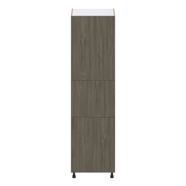 Cordyline Textured Slab Walnut Assembled Pantry  Cabinet with 5 Shelves (24 in. W x 89.5 in. H x 24 in. D)