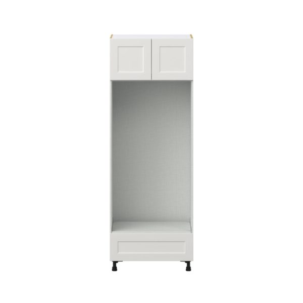 Wisteria Painted Light Gray Recessed Assembled Pantry Double Oven  Cabinet with a Drawer (30 in. W x 84.5 in. H x 24 in. D)