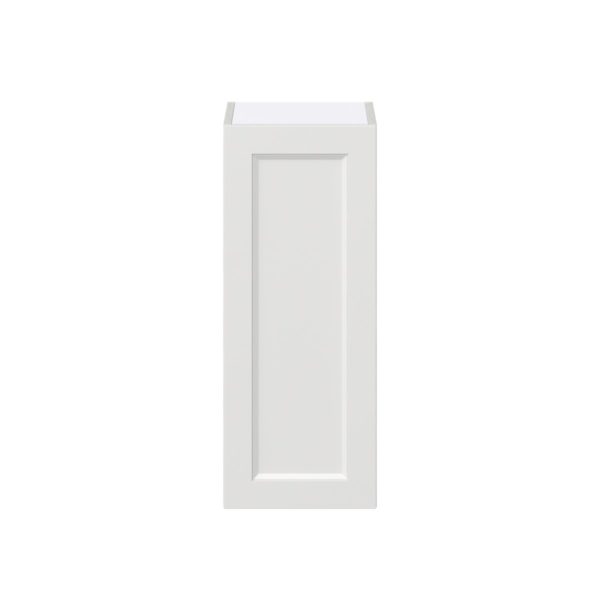 Magnolia Painted Bright White Recessed Assembled Wall  Cabinet With Full High Door (12 in. W x 30 in. H x 14 in. D)