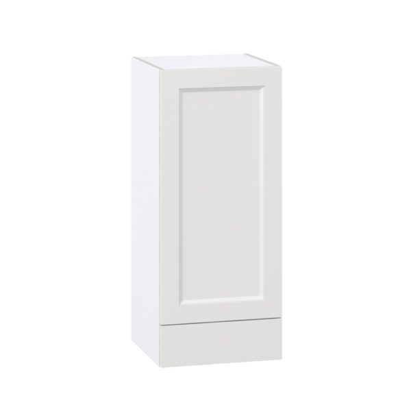 Magnolia Painted Bright White Recessed Assembled Wall  Cabinet with a Door and a 5 in. Drawer (15 in. W x 35 in. H x 14 in. D)