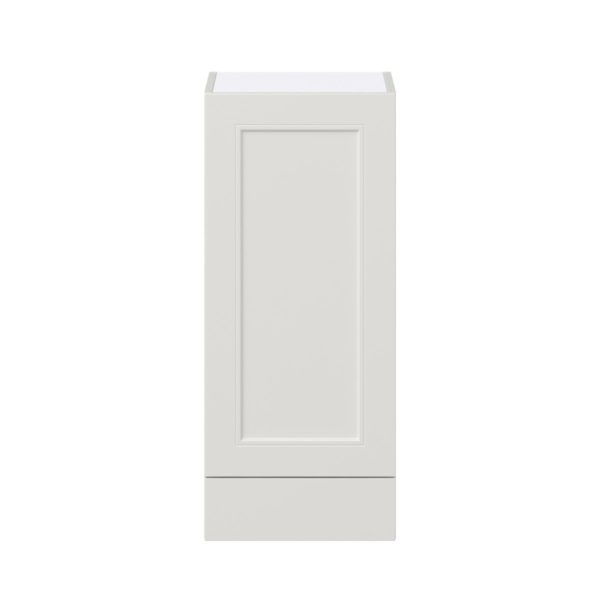 Wisteria Painted Light Gray Recessed Assembled Wall  Cabinet with a Door and a 5 in. Drawer (15 in. W x 35 in. H x 14 in. D)