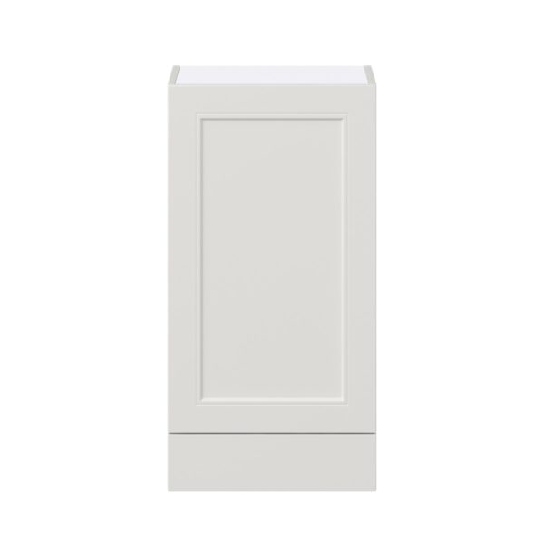 Wisteria Painted Light Gray Recessed Assembled Wall  Cabinet with a Door and a 5 in. Drawer (18 in. W x 35 in. H x 14 in. D)