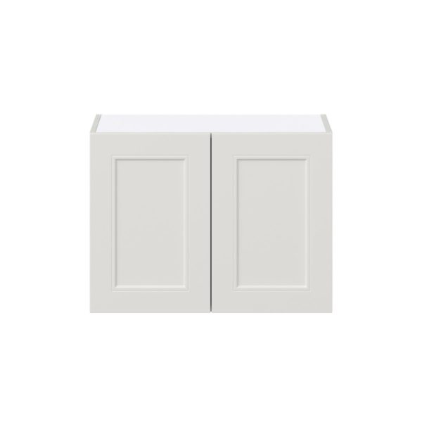 Wisteria Painted Light Gray Recessed Assembled Wall Bridge  Cabinet (27 in. W X 20 in. H X 14 in. D)