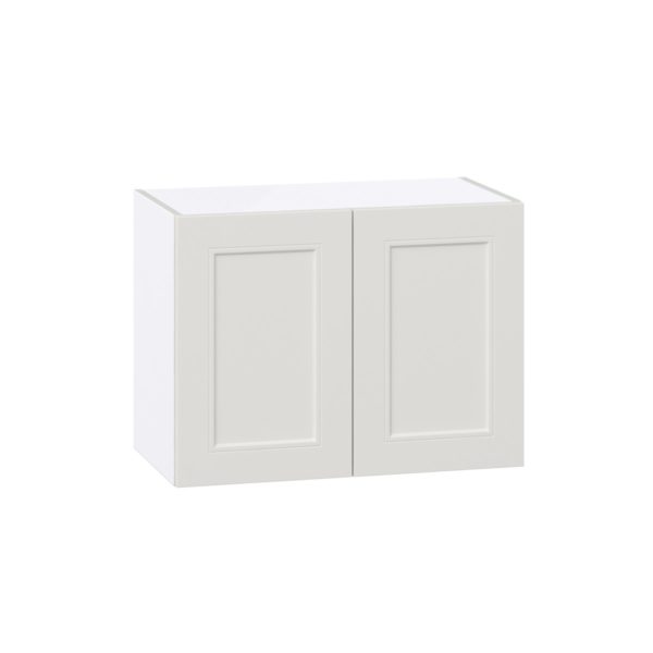 Wisteria Painted Light Gray Recessed Assembled Wall Bridge  Cabinet (27 in. W X 20 in. H X 14 in. D)