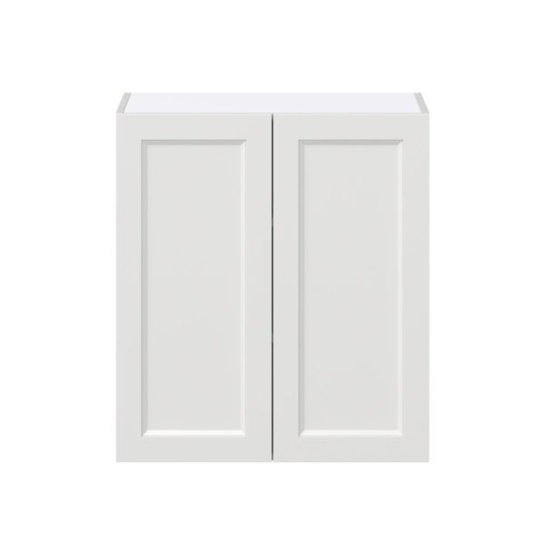 Magnolia Painted Bright White Recessed Assembled Wall  Cabinet (27 in. W X 30 in. H X 14 in. D)