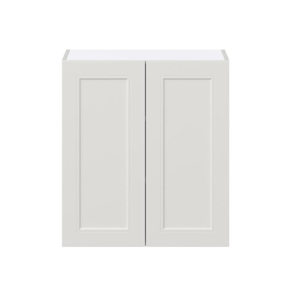 Wisteria Painted Light Gray Recessed Assembled Wall  Cabinet (27 in. W X 30 in. H X 14 in. D)