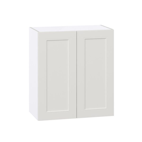 Wisteria Painted Light Gray Recessed Assembled Wall  Cabinet (27 in. W X 30 in. H X 14 in. D)