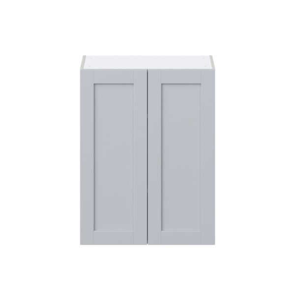 Sea Holly Light Gray  Shaker Assembled Wall  Cabinet (27 in. W X 35 in. H X 14 in. D)