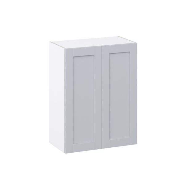 Sea Holly Light Gray  Shaker Assembled Wall  Cabinet (27 in. W X 35 in. H X 14 in. D)