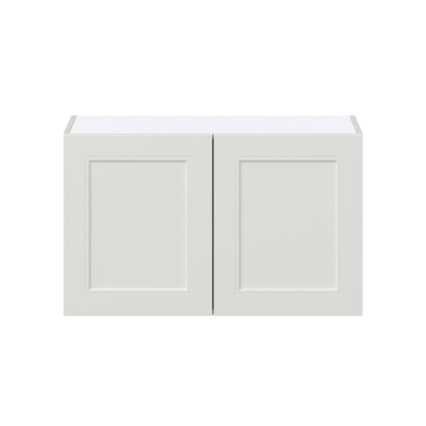 Wisteria Painted Light Gray Recessed Assembled Wall Bridge  Cabinet (33 in. W X 20 in. H X 14 in. D)