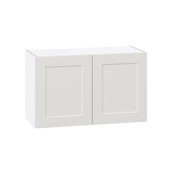 Wisteria Painted Light Gray Recessed Assembled Wall Bridge  Cabinet (33 in. W X 20 in. H X 14 in. D)