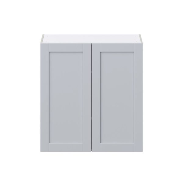 Sea Holly Light Gray  Shaker Assembled Wall  Cabinet (33 in. W X 35 in. H X 14 in. D)