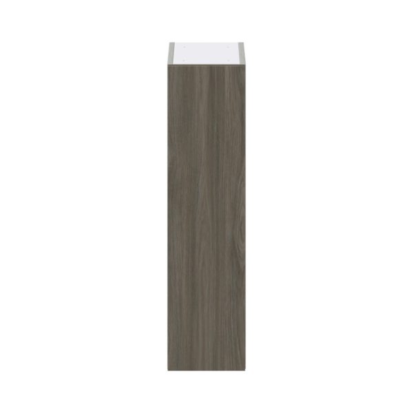 Cordyline Textured Slab Walnut Assembled Wall  Cabinet with Full High Door (9 in. W x 35 in. H x 14 in. D)