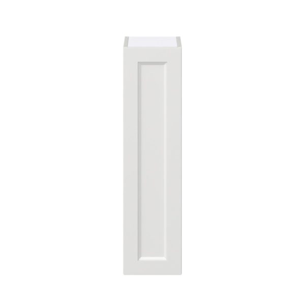 Magnolia Painted Bright White Recessed Assembled Wall  Cabinet with Full High Door (9 in. W x 35 in. H x 14 in. D)