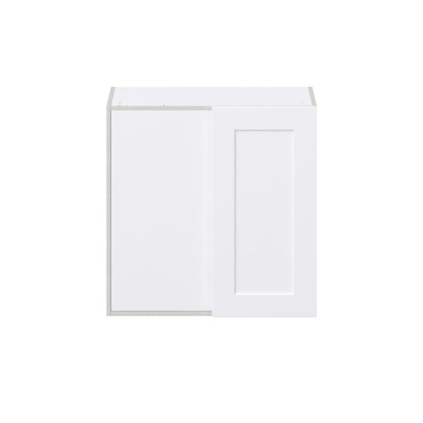 Jasmine Painted Warm White  Shaker Assembled Wall Blind Corner  Cabinet (30 in. W X 30 in. H X 14 in. D)