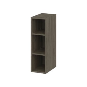 Cordyline Texmel Slab Walnut Wall Open Shelf 9 in. W X 30 in. H X 14 in. D